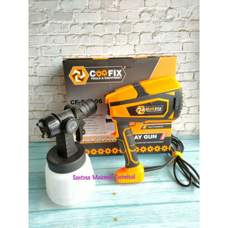 COOFIX SG006 Spray Gun Spraygun Listrik Semprotan Cat Angin Tembaga