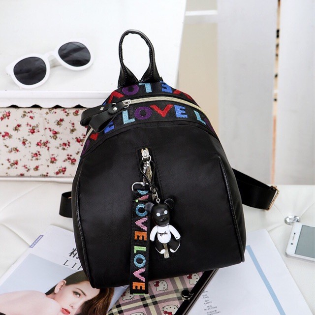 FS-2806 BACKPACK IMPORT KOREA STYLE / TAS WANITA MURAH (FREE GANTUNGAN BONEKA)