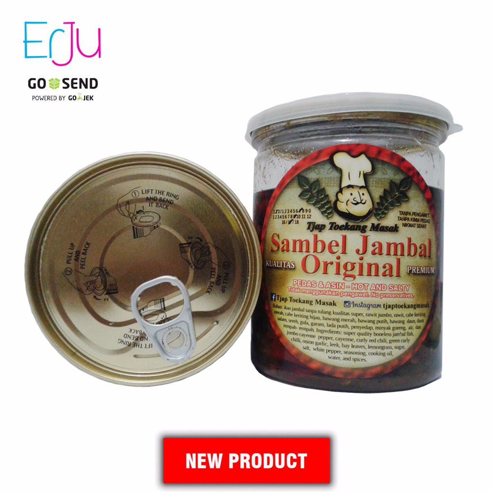 

Sambel Jambal Original Tjap Toekang Masak Kemasan 400gram