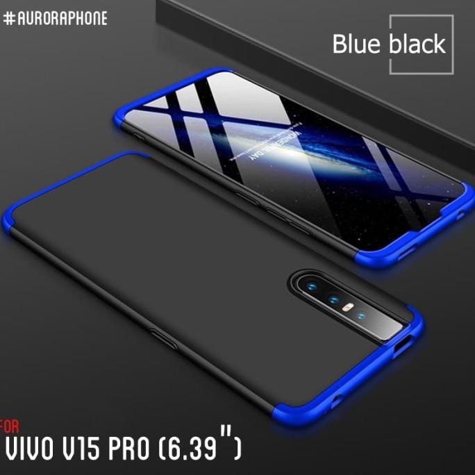 VIVO V15 PRO HARD CASE ARMOR FULL COVER 360 GKK ORIGINAL CASING - HITAM, VIVO V15
