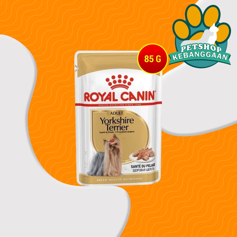 Makanan Anjing Royal Canin Yorkshire 85gr Pouch Wet Cat Food Sachet