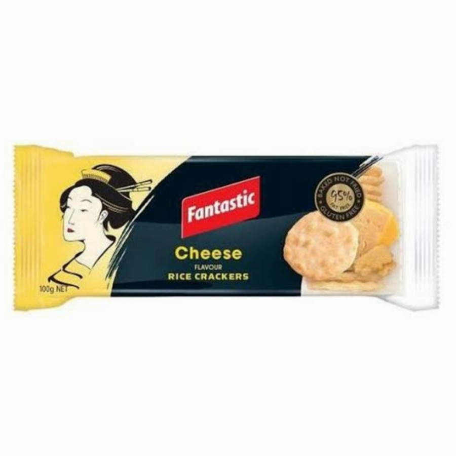 

FANTASTIC RICE CRACKERS CHEESE 100 GR | BISKUIT