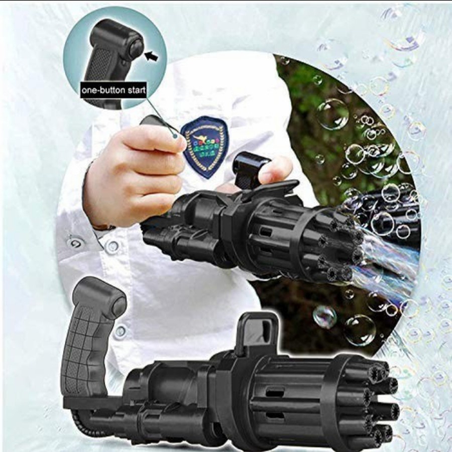 KIDDO BUBBLE GUN MAINAN PISTOL GELEMBUNG