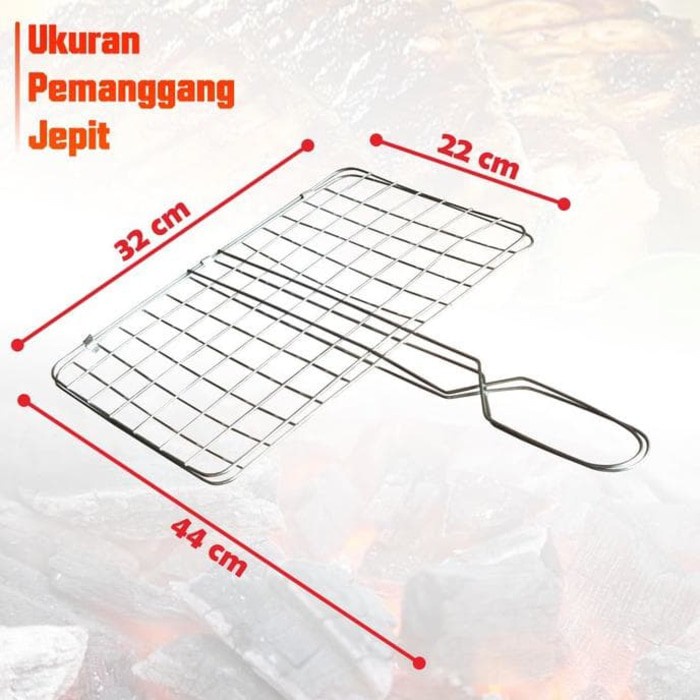 Penjepit Panggangan Bakaran  Ikan Ayam