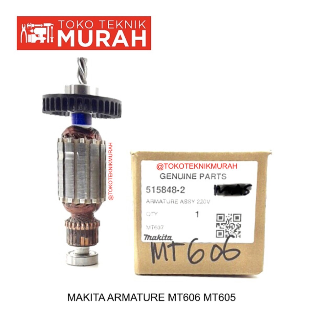 Makita Armature MT606 MT605 Angker MT 606 605 Asli Original