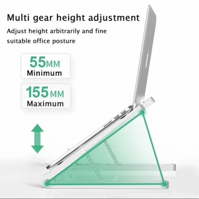 Kaki Leptop - Dudukan Laptop - Standar laptop Portable Standing Laptop