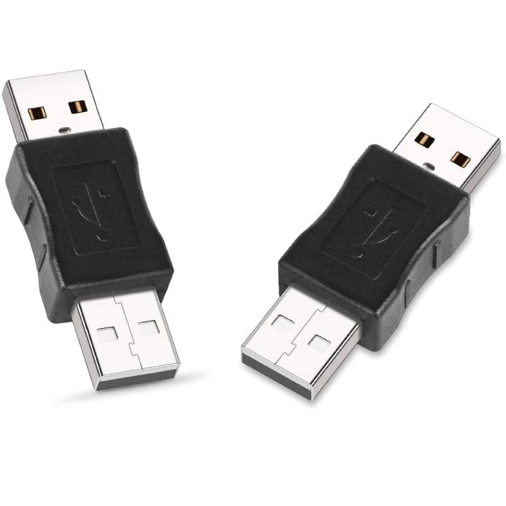 UMM | CONNECTOR USB 2.0 MALE TO MALE BEST (BLACK)