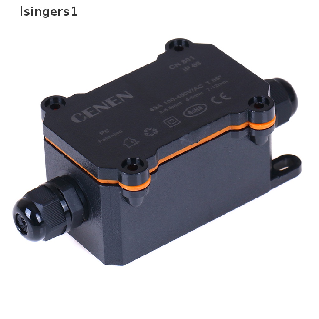 (lsingers1) Junction box 2 Arah Anti Air IP68 Untuk outdoor