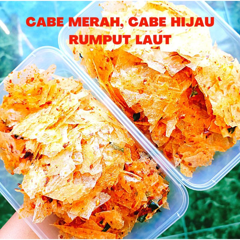 

KRIPCA/KERIPIK KACA PEDAS DAUN JERUK KEMASAN BOX 110 GR