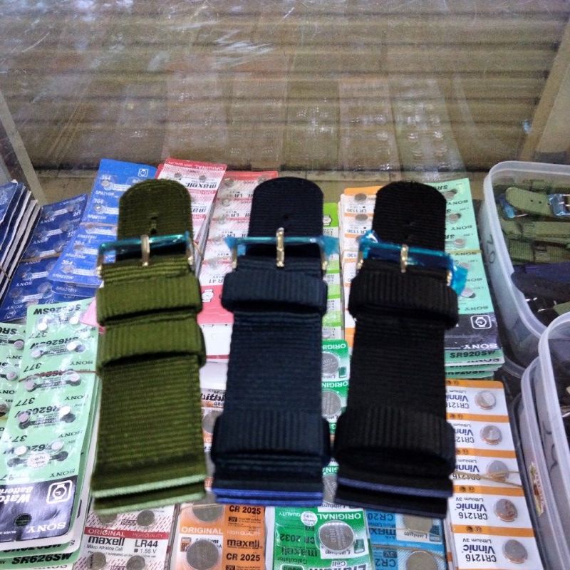 Tali Jam Tangan Kanvas Kain Kualitas Super
