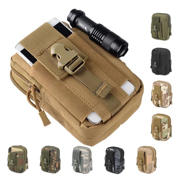 Tas pinggang import/aksesoris gadget/sarung hp/tas army/waist bag