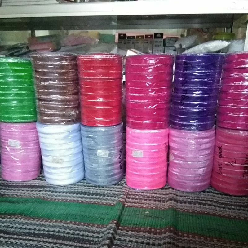 pita organdi list perak 1/2 inch per roll(45 m)