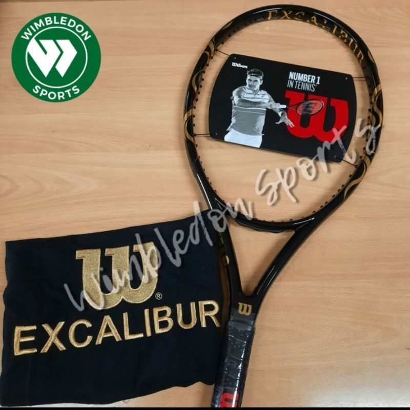 SALE Raket Wilson EXCALIBUR BLACK GOLD LIMITED EDITION ORIGINAL