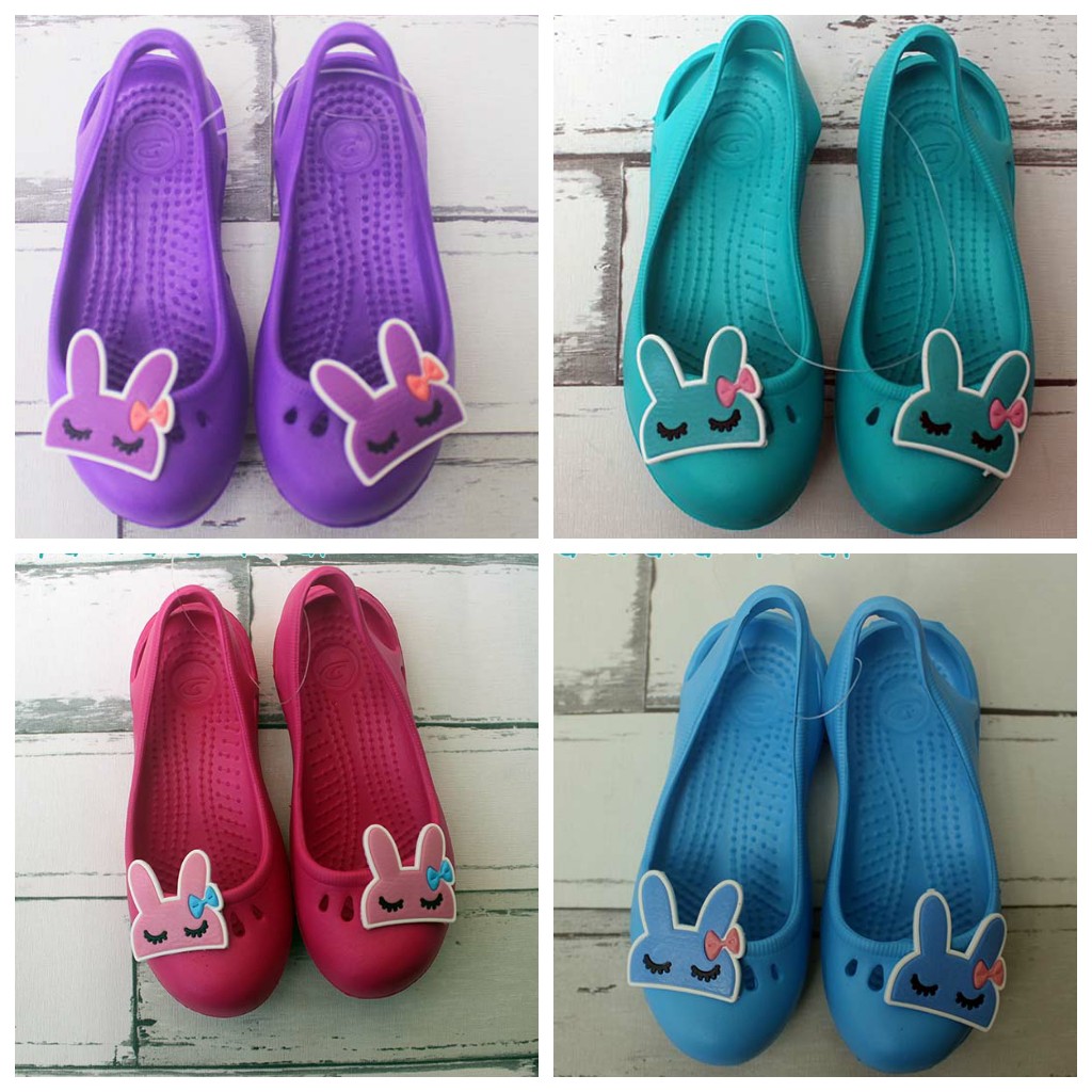 Sepatu sandal anak / bayi usia 1 2 3 tahun perempuan karet