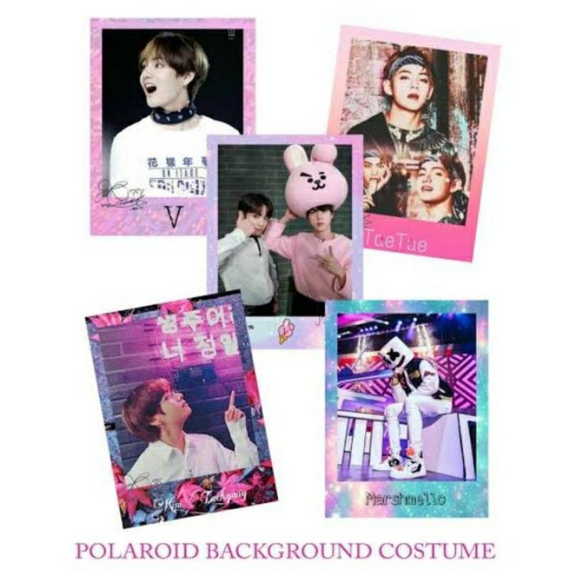 polaroid Background murah 250 rupiah