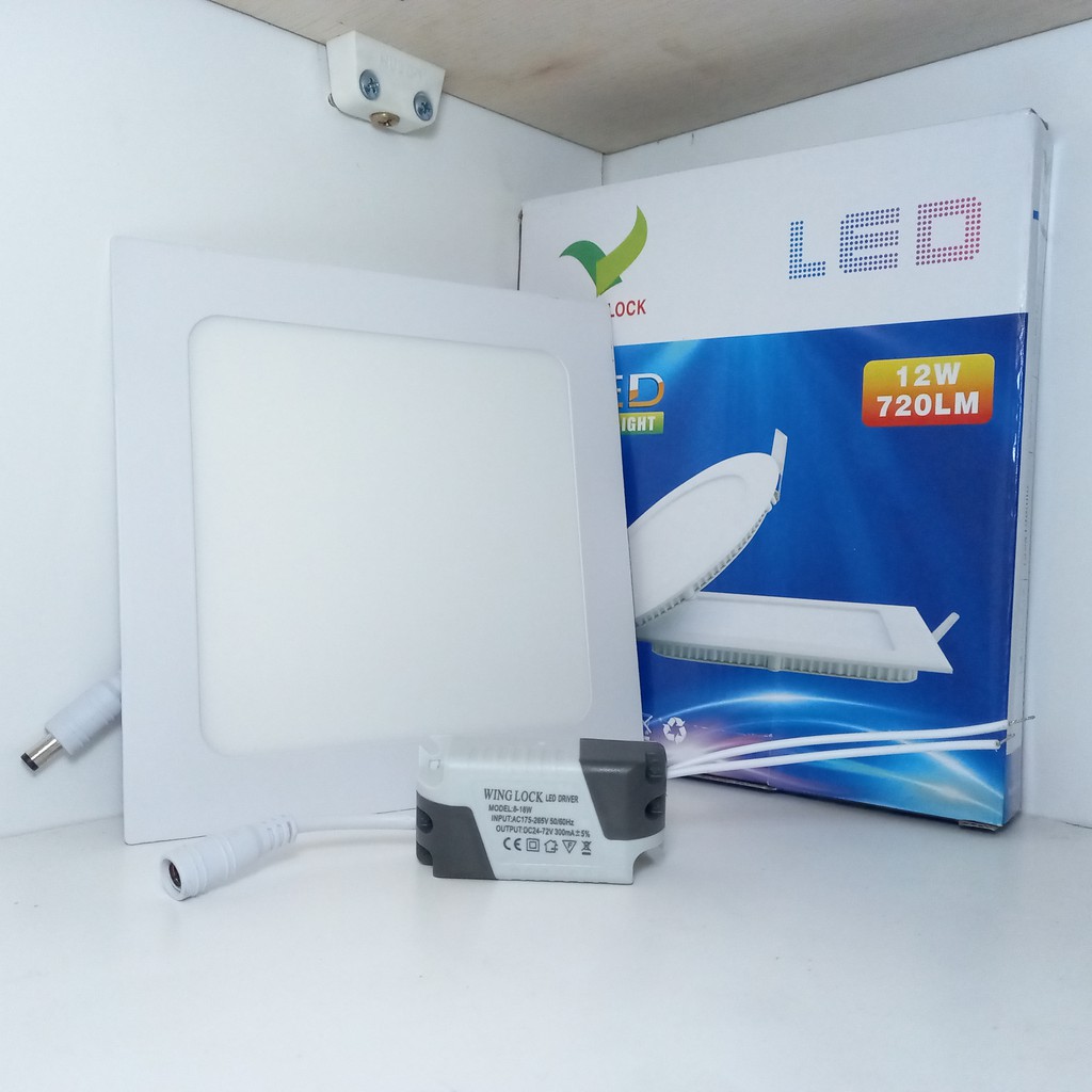 LAMPU DOWNLIGHT LED 12 WATT KUNING INBOW LAMPU PANEL LED 12w KOTAK IB