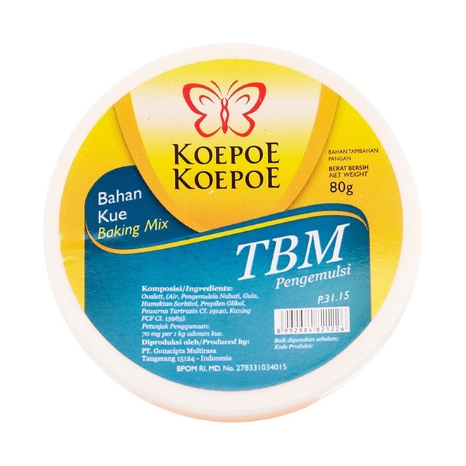 

Koepoe Koepoe TBM Bahan Kue