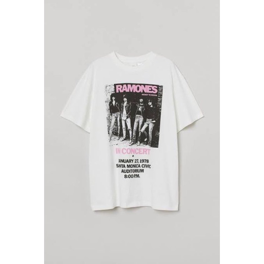 T-shirt Ramones H&M Full Label