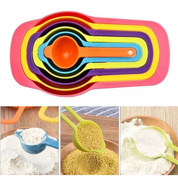 Sendok Takar Serbaguna 6 In 1 Measuring spoons Cup Sendok Takar