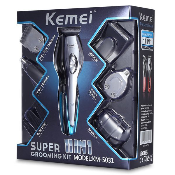 Kemei KM-5031 Professional Hair Clipper Alat Pemangkas Rambut 11 in 1