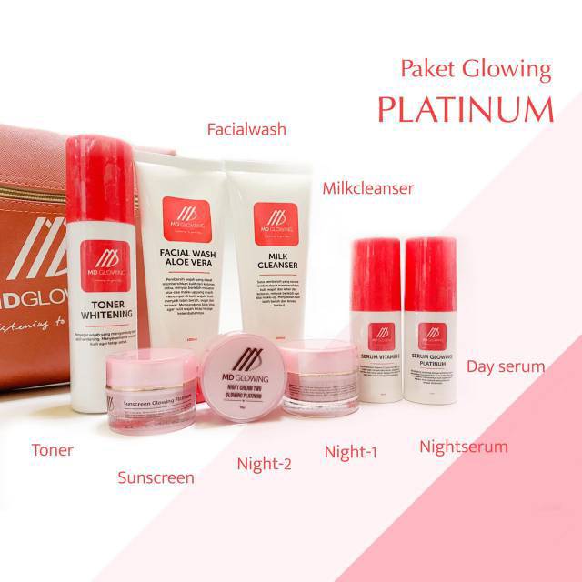 PAKET GLOWING PLATINUM MD GLOWING