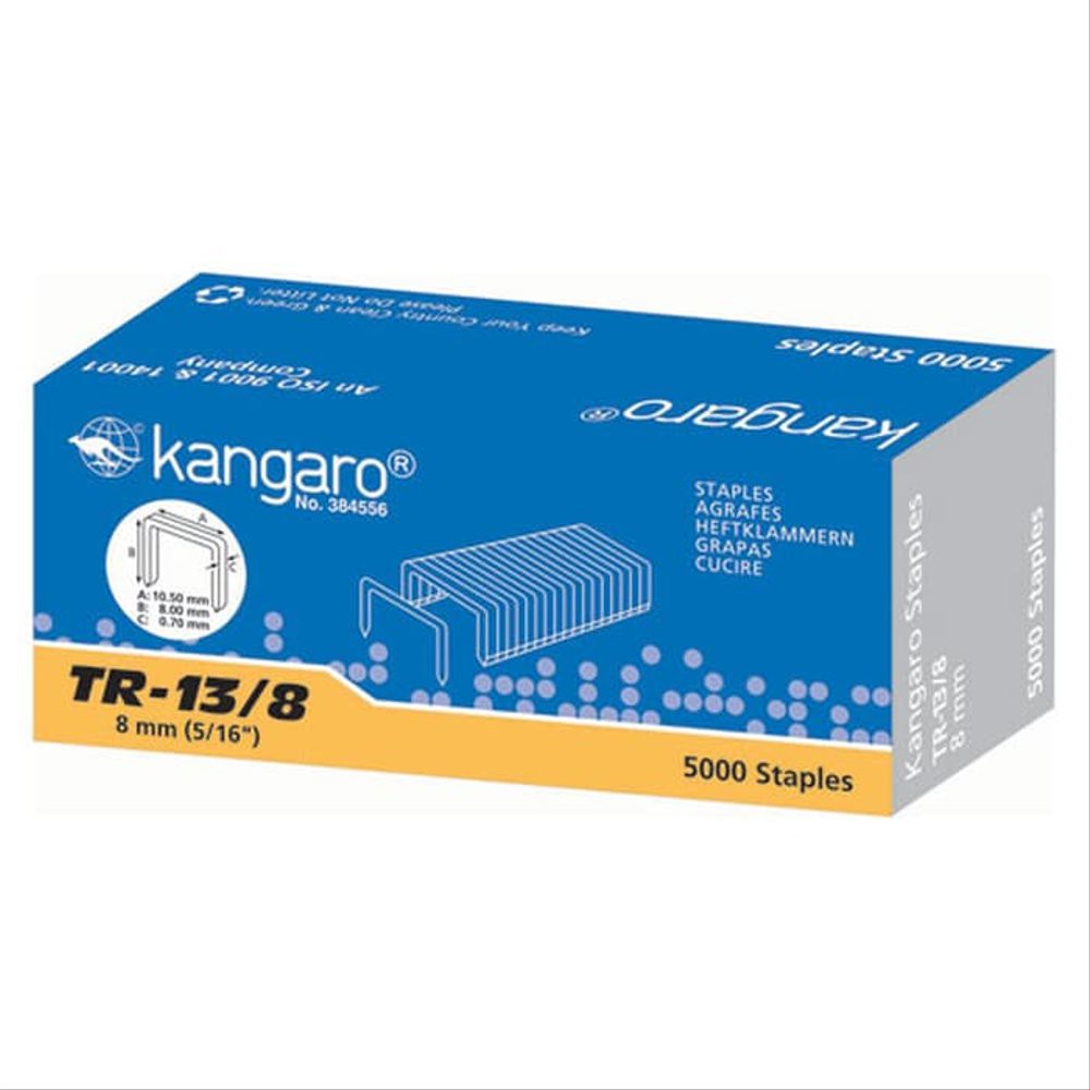 Isi Staples Stapler Tembak Kangaro TR-13/8 PROMO BERKUALITAS ORIGINAL