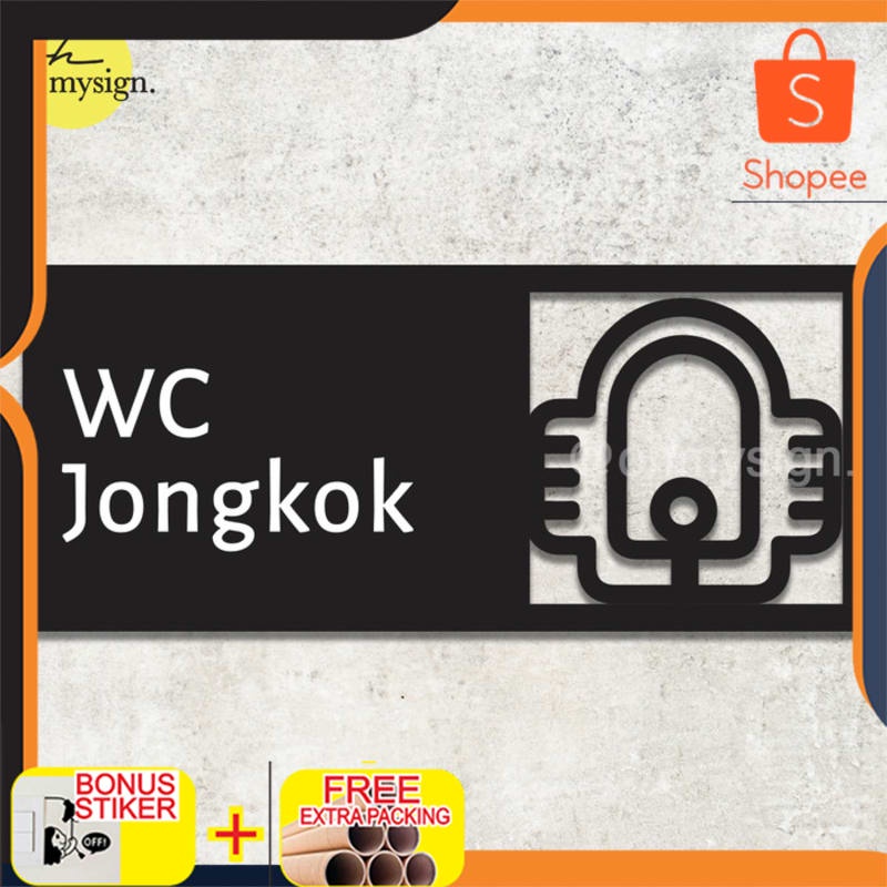 

Terlaris Sign WC Jongkok Akrilik | Acrylic Sign Modern | Sign Board Keren