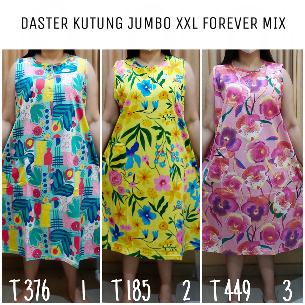 DASTER FOREVER XXL SINGLET MIX (SERI 3 WARNA)