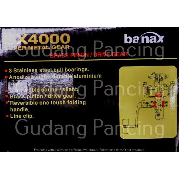 SPECIAL Reel Banax Sx4000 PALING MURAH