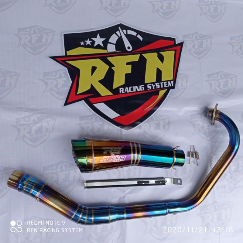 KNALPOT R9 PELANGI VIXION SONIC VERZA FU MX KING MX 135 GTR150