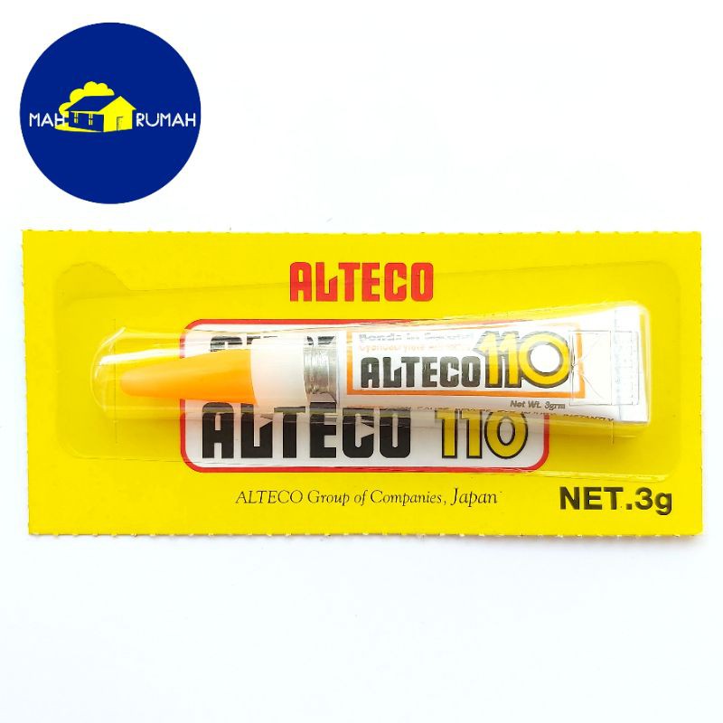 Lem ALTECO SUPER Instant GLUE Besi Serbaguna Besi Keramik Kayu Porselen - ALTECO 110 3gr