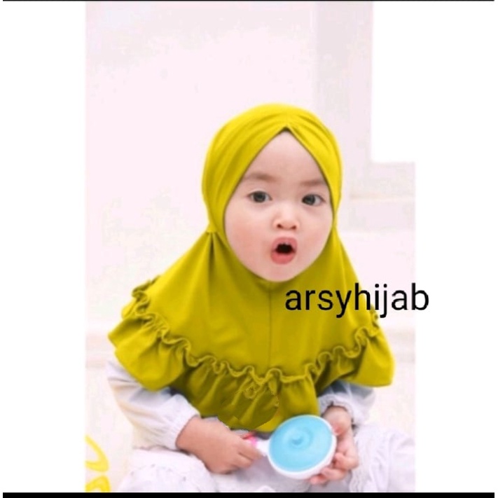 Hijab anak bayi AMIRA / kerudung anak perempuan / jilbab anak kekinian