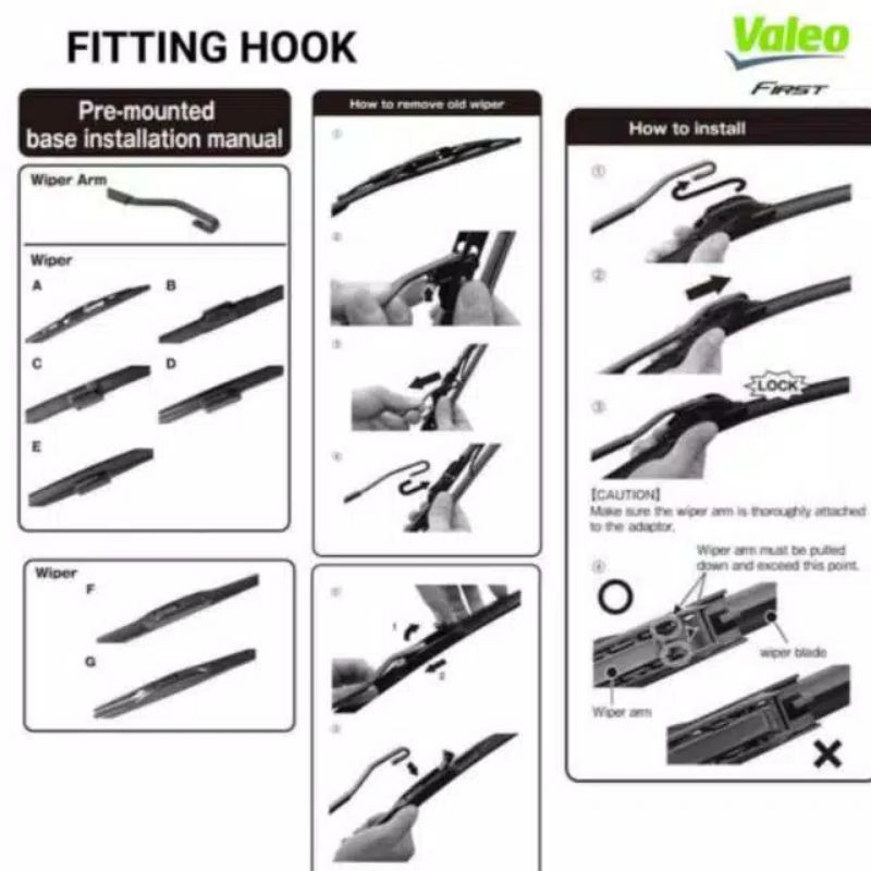 WIPER HYBRID MOBILIO RS MOBILIO VALEO ORIGINAL