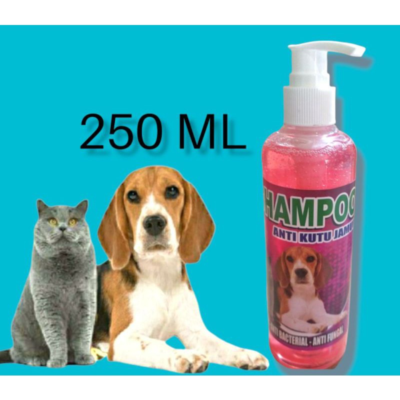 SHAMPO ANJING DAN KUCING 250ML ANTI KUTU JAMUR DAN BAKTERI