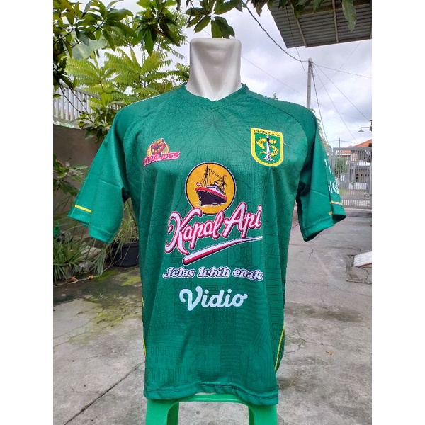 JERSEY PERSEBAYA HOME 2021 - 2022 BRI LIGA 1 PRINTING LOKAL