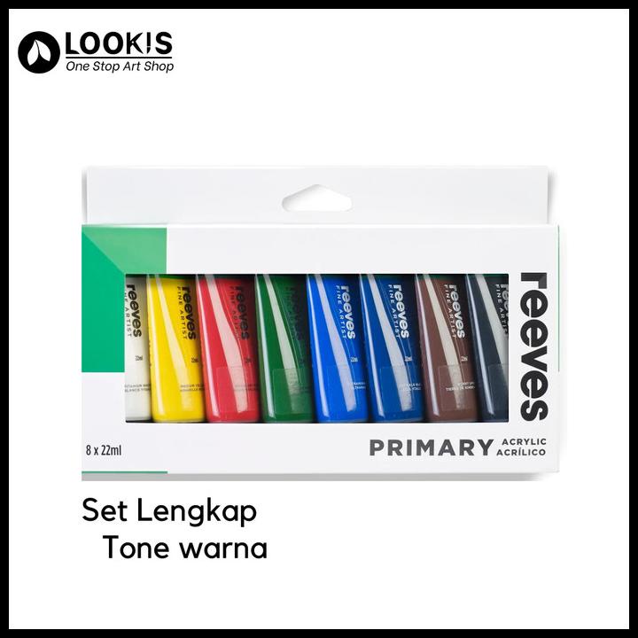 

Terbaru!!!! Cat Akrilik Reeves Acrylic Paint Set 8X22 Ml