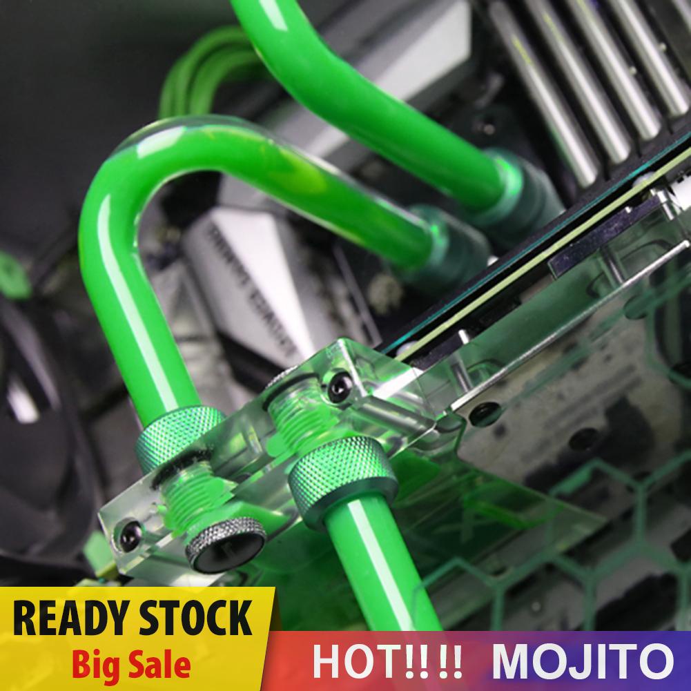 MOJITO G1/4 Thread Rigid Tube 14mm Hard Tube Extender Fitting for PC Water Cooling