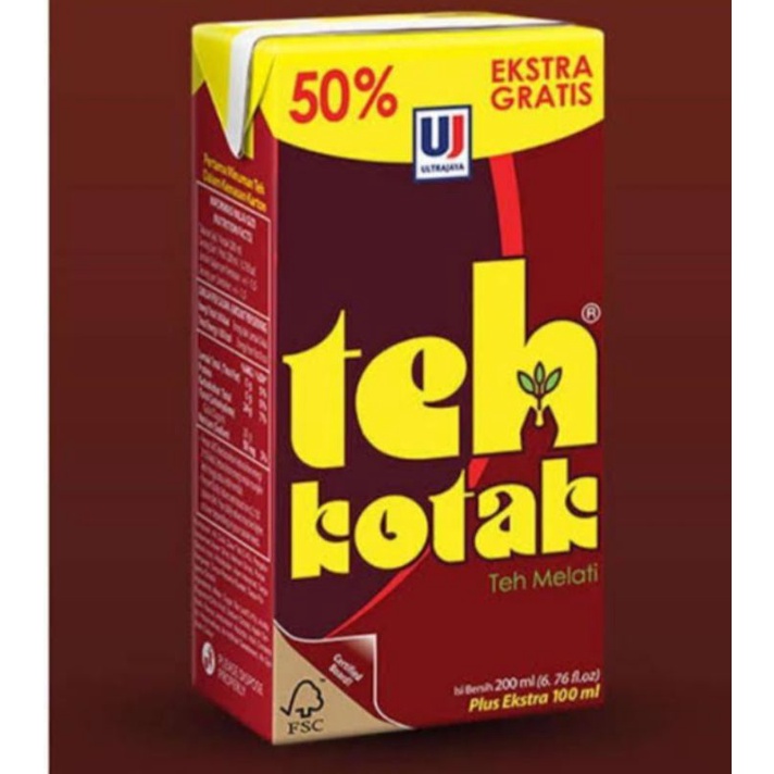 

Ultra Teh Kotak Melati 200ML