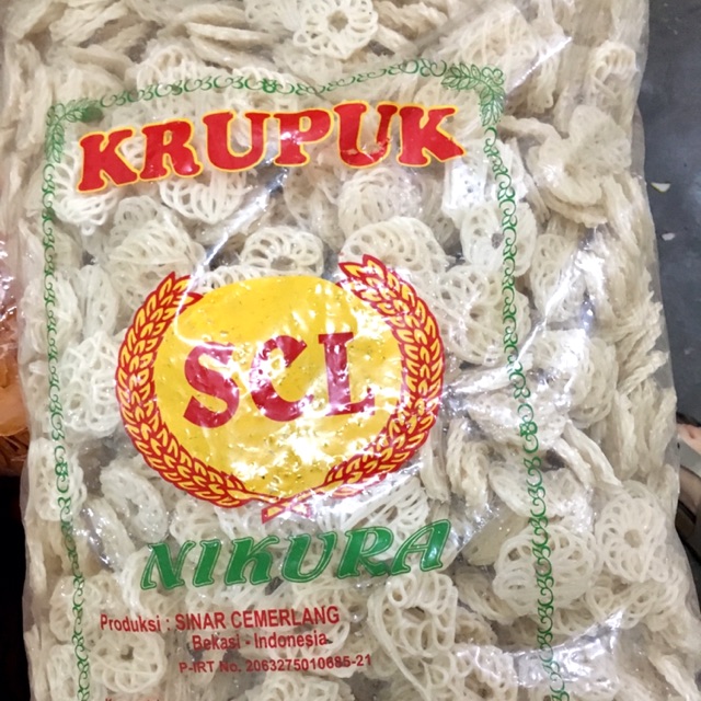 Jual Kerupuk Mawar Putih SCL 5kg / Krupuk SCL Nikura 1 Bal / Kerupuk ...