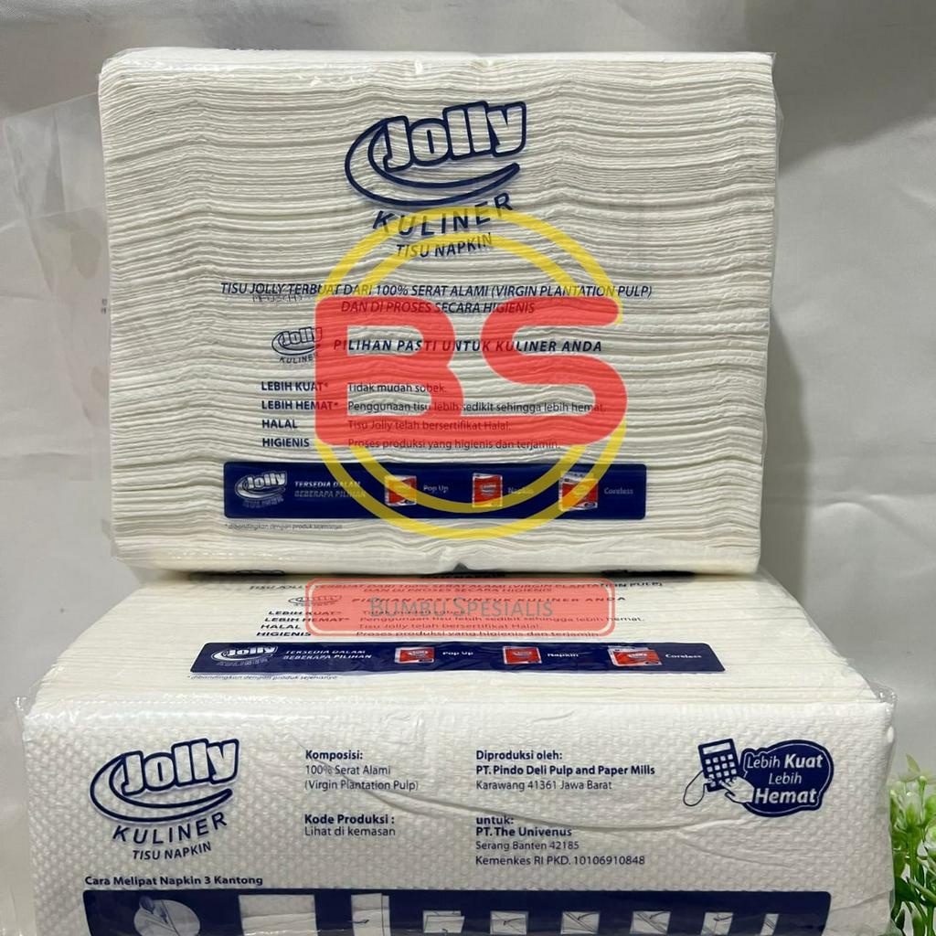 Jolly Kuliner Tisu Napkin isi 240 sheets 1 ply ( BISA BUAT HAND TOWEL &amp; KITCHEN )