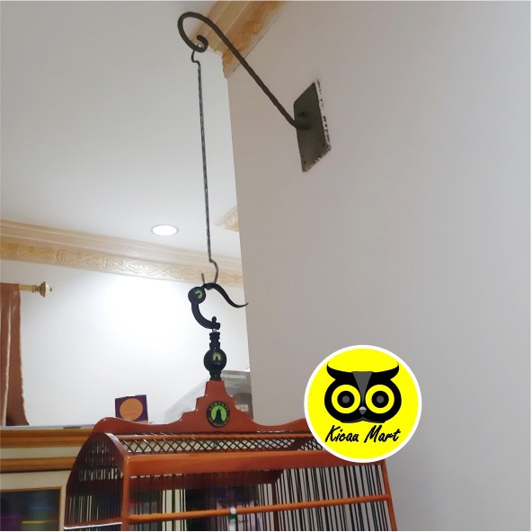 GANTUNGAN SAMBUNGAN PERPANJANGAN TAMBAHAN SANGKAR KANDANG BURUNG POLOS ANTI PATAH BESI PANJANG GTSPJG