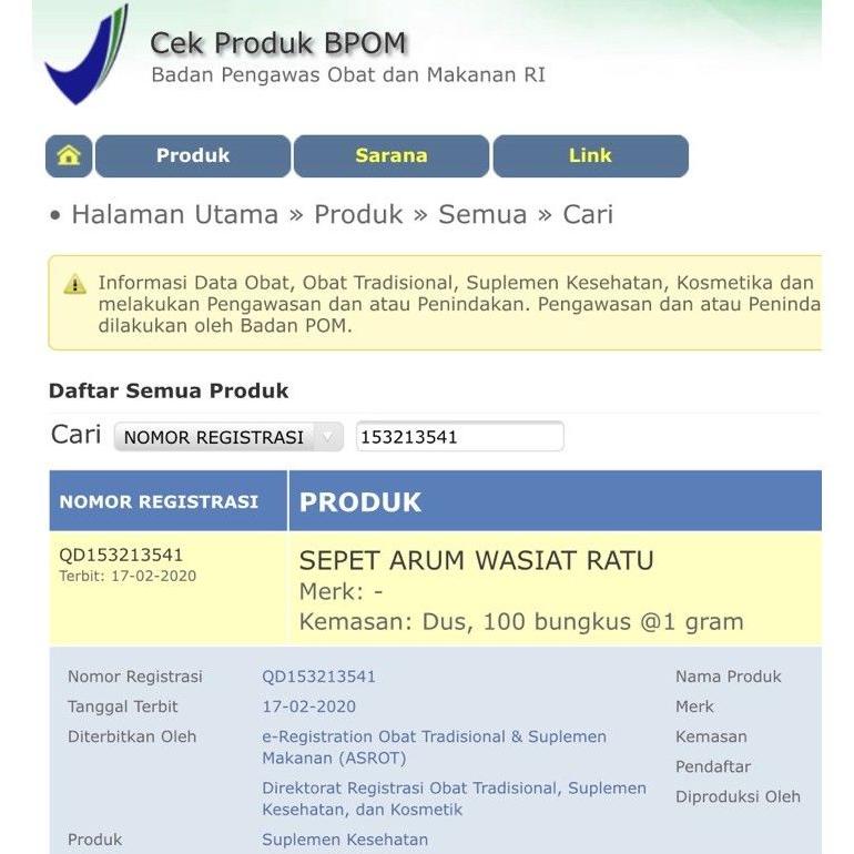 Sepet Arum Manjakani 100 Sachet Manjakani Kewanitaan Perapat Vagina Perapat Miss V Merapatkan Miss V