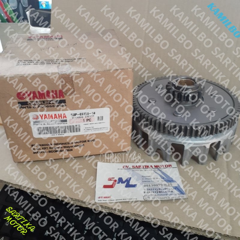 (100% Ori ) Rumah Kampas Kopling Scorpio Z 0/ Primary Driven Gear 5BP-E6150-10 Mantap Boss