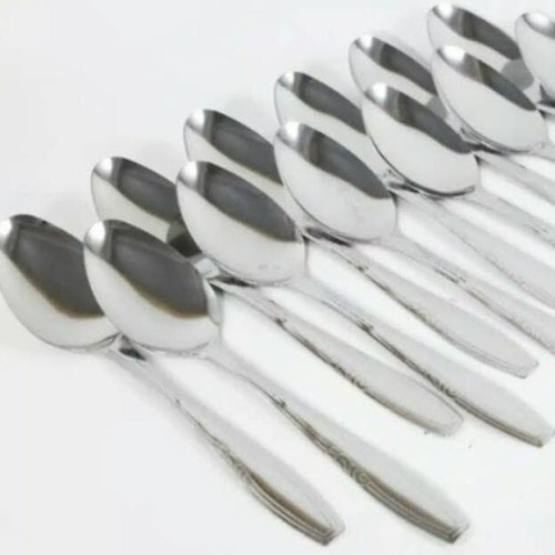 Sendok teh gula sendok es - sendok mini isi 12 pcs sendok set stainles steel