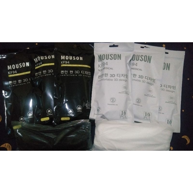 masker KF94 mouson 4 ply isi 10 pcs/mouson mask/masker/kf94