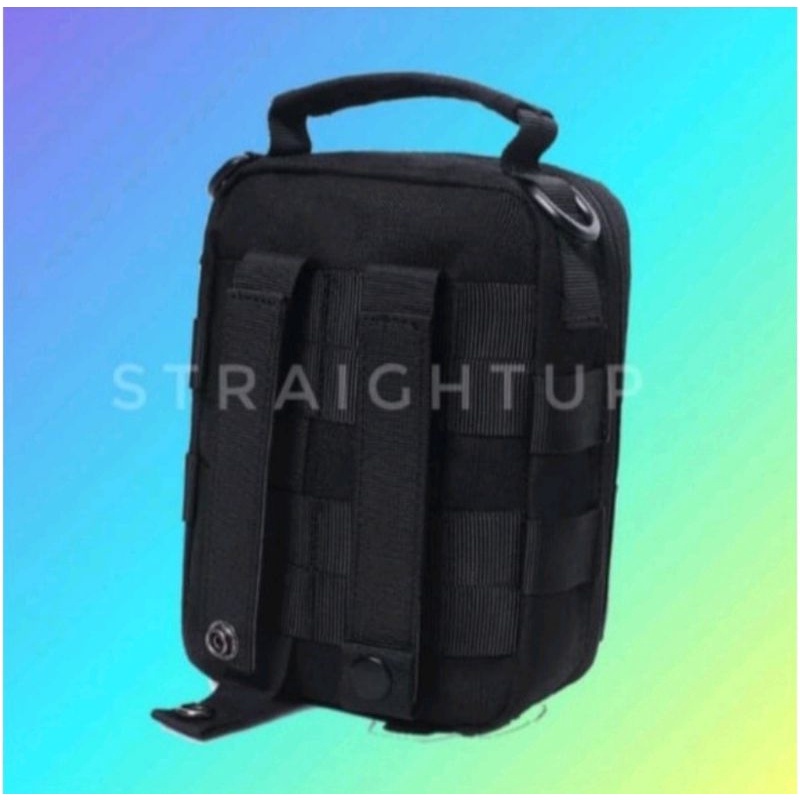 Tas P3K Tactical Army Black Tas Poket First Aid Hightquality