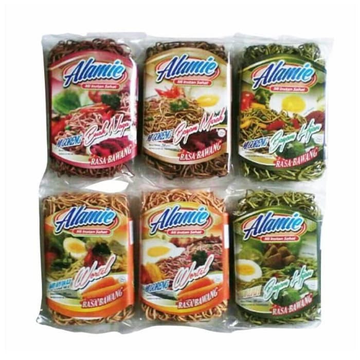 

Bagus Mie Alami Sehat / Natural Noodle Pack of 6 ( 6 Bungkus ) Varian RANDOM Berkualitas