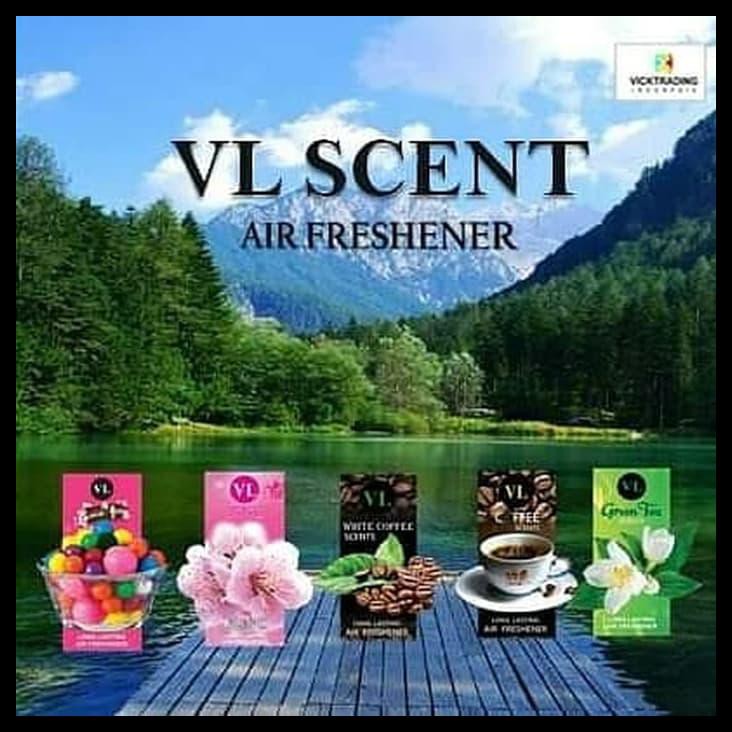 DISKON PARFUM MOBIL RUANGAN AROMA COFFEE KOPI - VL SCENTS BLOCK 