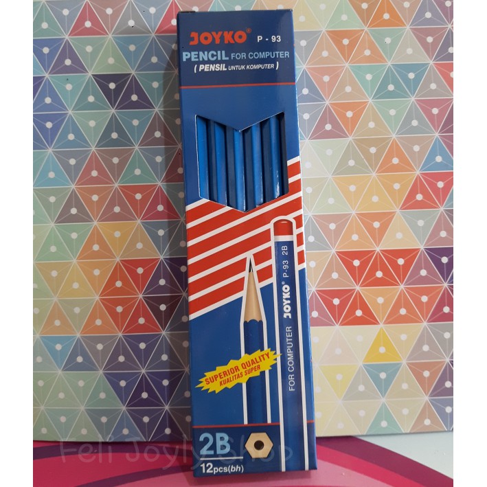 

Unik PENSIL 2B JOYKO P93 UNTUK UJIAN KOMPUTER COMPUTER OMR DMR ATK MURAH terakhir