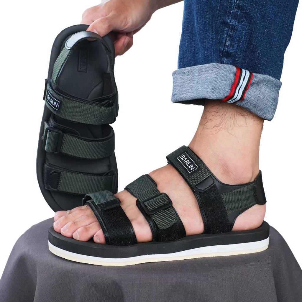 sandal gunung terbaru sandal gunung kekinian sandal gunung 2022 sandal Original BARLIN Sendal Casual model Trendy